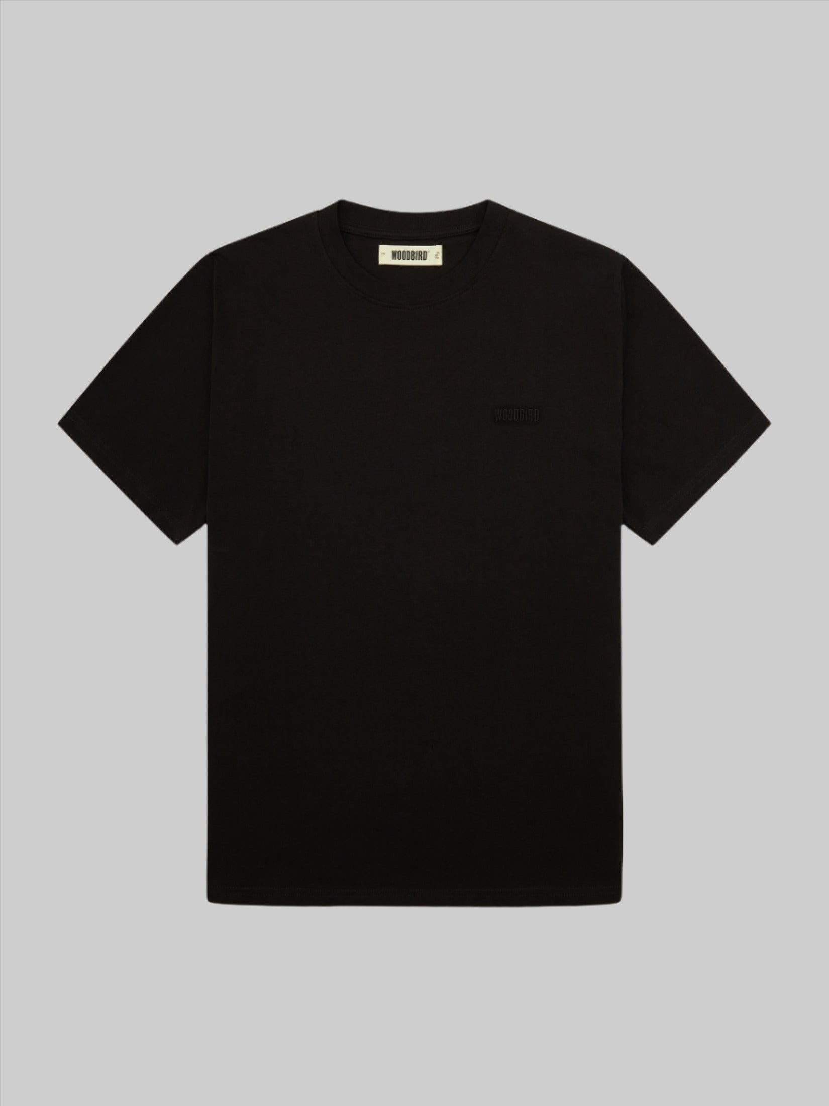 Woodbird - WBBaine Base T-shirt - svart